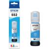 Epson 552 EcoTank Ink Ultra-high Capacity Bottle Cyan (T552220-S) Works with EcoTank Photo ET-8500, ET-8550(1 Count (Pack of 2))