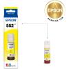 Epson 552 EcoTank Ink Ultra-high Capacity Bottle Yellow (T552420-S) Works with EcoTank Photo ET-8500, ET-8550(1 Count (Pack of 1))