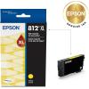 Epson 812 DURABrite Ultra Ink High Capacity Yellow Cartridge (T812XL420-S) Works with Workforce Pro WF-7310, WF-7820, WF-7840, Workforce EC-C7000