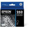 Epson DURABrite Ultra Ink Combo Pack (T252520-S) and Black Cartridge (T252120-S) Bundle for WF Series Printers