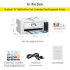 Epson EcoTank ET-15000 Wireless Color All-in-One Supertank Printer with Scanner, Copier, Fax, Ethernet and Printing up to 13 x 19 Inches, White(Printer)