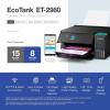 Epson EcoTank ET-2980 Wireless All-in-One Color Supertank Printer with up to 3 Years of Ink, Refillable Tanks, Perfect for Home, 15 PPM, 1.44″ Color Screen, Auto 2-Sided Printing – White(Black)