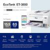 Epson EcoTank ET-3850 Wireless Color All-in-One Cartridge-Free Supertank Printer with Scanner, Copier, ADF and Ethernet – The Perfect Printer Home Office,White(ET-3850)