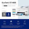 Epson EcoTank ET-4800 Wireless All-in-One Cartridge-Free Supertank Printer with Scanner, Copier, Fax, ADF and Ethernet – Ideal-for Your Home Office, White(White)