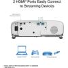 Epson Home Cinema 980 3-Chip 3LCD 1080p Projector, 4,000 Lumens Color and White Brightness, Streaming/Gaming/Home Theater, Built-In Speaker, Auto Picture Skew, 16000:1 Contrast, 2 HDMI Ports(New Model)