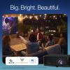 Epson Lifestudio Pop Plus 4K PRO-UHD Personal Lifestyle Projector, 700 Lumens of Color and White Brightness, Sound by Bose, Google TV, 3-Chip 3LCD Triple Core Engine, Projection Studio App — Black