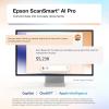 Epson RapidReceipt RR-600W Wireless Desktop Color 2-Sided Receipt & Document Scanner with ScanSmart AI PRO Receipt Management & PDF Software for PC & Mac, Touchscreen & 100-Page Auto Document Feeder