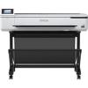 Epson SureColor T3170M 24″ ultra-fast, compact Printer, Integrated Wireless & Wi-Fi Direct® connectivity, 24” wide 600dpi Scanner, CAD, Blueprints, Engineering, Graphics, Multifunction, Plotter,White(Epson T5170 36″ Printer)