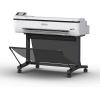 Epson SureColor T3170M 24″ ultra-fast, compact Printer, Integrated Wireless & Wi-Fi Direct® connectivity, 24” wide 600dpi Scanner, CAD, Blueprints, Engineering, Graphics, Multifunction, Plotter,White(Epson T5170M 36″ Printer w/ Scanner)
