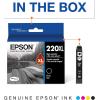 Epson T220120-BCS DURABrite Ultra Black & Color Combo Pack Standard Capacity Cartridge Ink, Black and Color Combo Pack & T220XL120-S DURA Ultra Black High Capacity Cartridge Ink