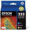 Epson T252520 DURABrite Ultra Color Combo Pack Standard Capacity Cartridge Ink & T252220 DURABrite Ultra Cyan Standard Capacity Cartridge Ink