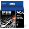 Epson T702120-BCS DURABrite Ultra Black and Color Combo Pack Standard Capacity Cartridge Ink & T702XL120-S DURABrite Ultra Black High Capacity Cartridge Ink