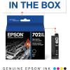 Epson T702XL120-S DURABrite Ultra Black High Capacity Cartridge Ink & T702520-S DURABrite Ultra Color Combo Pack Standard Capacity Cartridge Ink