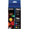 Epson T786 DURABrite Ultra Ink High Capacity Black Cartridge (T786XL120-S) for Select Workforce Printers(Black and color combo pack)