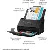 Epson WorkForce ES-500W Wireless Color Duplex Document Scanner for PC and Mac, Auto Document Feeder (Renewed)