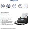 Epson Workforce ES-580W Wireless Color Duplex Desktop Document Scanner for PC and Mac with 100-sheet Auto Document Feeder (ADF) and Intuitive 4.3″ Touchscreen