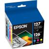 EPSON 127 DURABrite Ultra Ink Black & Color Combo Pack For NX-530, NX-625, WF-3520, WF-3530, WF-3540, WF-545, WF-60, WF-630, WF-633, WF-635, WF-645, WF-7010, WF-7510, WF-7520, WF-840, WF-845