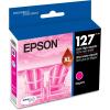 EPSON 127 DURABrite Ultra Ink Magenta Cartridge For NX-530, NX-625, WF-3520, WF-3530, WF-3540, WF-545, WF-60, WF-630, WF-633, WF-635, WF-645, WF-7010, WF-7510, WF-7520, WF-840, WF-845(Magenta)