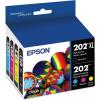 EPSON 202 Claria Ink High Capacity Yellow Cartridge (T202XL420-S) Works with WorkForce WF-2860, Expression XP-5100(Black and Color)