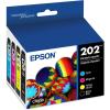 EPSON 202 Claria Ink Standard Capacity Black & Color Cartridge Combo Pack (T202120-BCS) Works with WorkForce WF-2860, Expression XP-5100