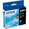 EPSON 220 DURABrite Ultra Ink High Capacity Magenta Cartridge (T220XL320-S) Works with WorkForce WF-2630, WF-2650, WF-2660, WF-2750, WF-2760, Expression XP-320, XP-420, XP-424(Cyan)