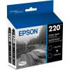 EPSON 220 DURABrite Ultra Ink Standard Capacity Black Dual Cartridge Pack (T220120-D2) Works with WorkForce WF-2630, WF-2650, WF-2660, WF-2750, WF-2760, Expression XP-320, XP-420, XP-424