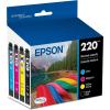 EPSON 220 DURABrite Ultra Ink Standard Capacity Black & Color Cartridge Combo Pack (T220120-BCS) Works with WorkForce WF-2630, WF-2650, WF-2660, WF-2750, WF-2760, Expression XP-320, XP-420, XP-424(Black and Color Combo Pack)