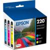 EPSON 220 DURABrite Ultra Ink Standard Capacity Color Combo Pack (T220520-S) Works with WorkForce WF-2630, WF-2650, WF-2660, WF-2750, WF-2760, Expression XP-320, XP-420, XP-424