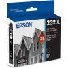 EPSON 232 Claria Ink High Capacity Black Cartridge (T232XL120-S) Works with WorkForce WF-2930, WF-2950, Expression XP-4200, XP-4205(Ink Cartridge)