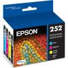 EPSON 252 DURABrite Ultra Ink Standard Capacity Black & Color Cartridge Combo Pack (T252120-BCS) Works with WorkForce WF-3620, WF-3640, WF-7110, WF-7610, WF-7620, WF-7710, WF-7720, WF-7210