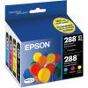 EPSON 288 DURABrite Ultra Ink High Capacity Black & Standard Color Cartridge Combo Pack (T288XL-BCS) Works with Expression XP-330, XP-430, XP-434, XP-340, XP-440, XP-446(4 Color Ink)