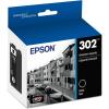 EPSON 302 Claria Premium Ink Standard Capacity Color Combo Pack (T302520-S) Works with Expression Premium XP-6000, XP-6100(Black)