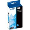 EPSON 312 Claria Photo HD Ink Standard Capacity Cyan Cartridge (T312220-S) Works with Expression Photo XP-8500, XP-8600, XP-8700, XP-15000(1 Pack)
