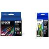 EPSON 702 DURABrite Ultra Ink High Capacity Black Cartridge (T702XL120-S) Works with WorkForce Pro WF-3720, WF-3730, WF-3733(Black and color combo pack)