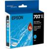 EPSON 702 DURABrite Ultra Ink High Capacity Black Cartridge (T702XL120-S) Works with WorkForce Pro WF-3720, WF-3730, WF-3733(Cyan)