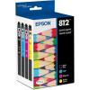 EPSON 812 DURABrite Ultra Ink Standard Capacity Black & Color Cartridge Combo Pack (T812120-BCS) Works with WorkForce Pro WF-7310, WF-7820, WF-7840, WorkForce EC-C7000(Ink)