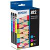 EPSON 812 DURABrite Ultra Ink Standard Capacity Color Combo Pack (T812520-S) Works with WorkForce Pro WF-7310, WF-7820, WF-7840, WorkForce EC-C7000(Ink)
