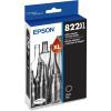 EPSON 822 DURABrite Ultra Ink High Capacity Black Cartridge (T822XL120-S) Works with WorkForce Pro WF-3820, WF-3823, WF-4820, WF-4830, WF-4833, WF-4834(Ink)