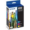 EPSON 822 DURABrite Ultra Ink Standard Capacity Color Cartridge Combo Pack (T822520-S) Works with WorkForce Pro WF-3820, WF-3823, WF-4820, WF-4830, WF-4833, WF-4834(Ink)