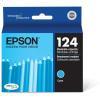 Epson 124 DURABrite Ultra Ink Standard Capacity Cyan Cartridge (T124220-S) Works with Stylus NX-125, NX-127, NX-130, NX-230, NX-330, NX-420, NX-430, Workforce WF-320, WF-323, WF-325, WF-435(Cyan)