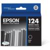 Epson 124 DURABrite Ultra Ink Standard Capacity Cyan Cartridge (T124220-S) Works with Stylus NX-125, NX-127, NX-130, NX-230, NX-330, NX-420, NX-430, Workforce WF-320, WF-323, WF-325, WF-435(Black)