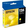 Epson 126 DURABrite Ultra Ink Cyan Cartridge for WF-3520, WF-3530, WF-3540, WF-520, WF-545, WF-630, WF-633, WF-635, WF-645, WF-7010, WF-7510, WF-7520, WF-840, WF-845 and Other Select Models(Yellow)