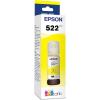 Epson 522 EcoTank Ink Ultra-high Capacity Bottle Yellow (T522420-S) Works with EcoTank ET-2400, ET-2720, ET-2800, ET-2803, ET-2840, ET-4700, ET-4800, ET-4810