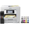Epson EcoTank Pro ET-5800 Wireless Color All-in-One Supertank Printer with Scanner, Copier, Fax and Ethernet, White(ET-5880 (Renewed))