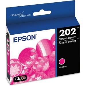EPSON 202 Claria Ink Standard Capacity Magenta Cartridge (T202320-S) Works with WorkForce WF-2860, Expression XP-5100