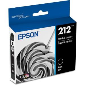 EPSON 212 Claria Ink Standard Capacity Black Cartridge (T212120-S) Works with WorkForce WF-2830, WF-2850, Expression XP-4100, XP-4105(Standard Capacity)