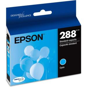 EPSON 288 DURABrite Ultra Ink Standard Capacity Cyan Cartridge (T288220-S) Works with Expression XP-330, XP-430, XP-434, XP-340, XP-440, XP-446(1 Count (Pack of 1))