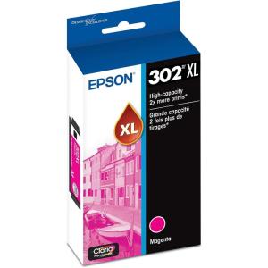 EPSON 302 Claria Premium Ink High Capacity Magenta Cartridge (T302XL320-S) Works with Expression Premium XP-6000, XP-6100
