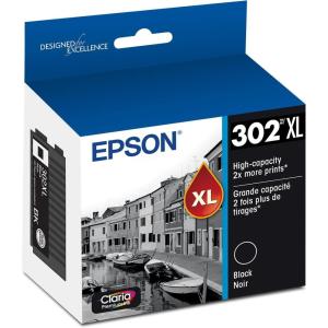 EPSON 302 Claria Premium Ink High Capacity (T302XL020-S) Works with Expression Premium XP-6000, XP-6100