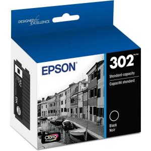 EPSON 302 Claria Premium Ink Standard Capacity Color Combo Pack (T302520-S) Works with Expression Premium XP-6000, XP-6100(Black)